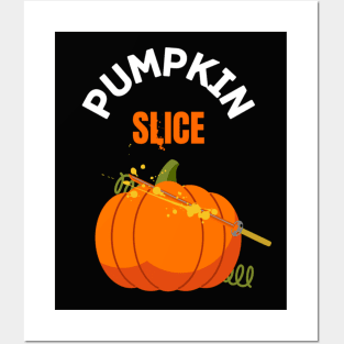 pumpkin slice for halloween Posters and Art